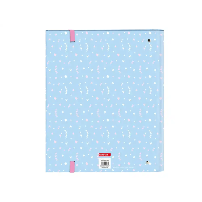 Safta Carpeta 4 Anillas 35mm Blackfit8 "Smile" 27x32x3,5 Cm 1