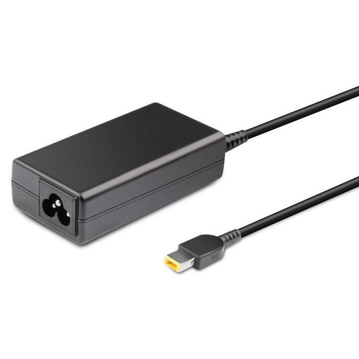 CoreParts Adaptador de corriente para Lenovo 45W 20V 2.25A Conector Cuadrado, 45N0491, 5A10H03912, 36200606, 01FR053