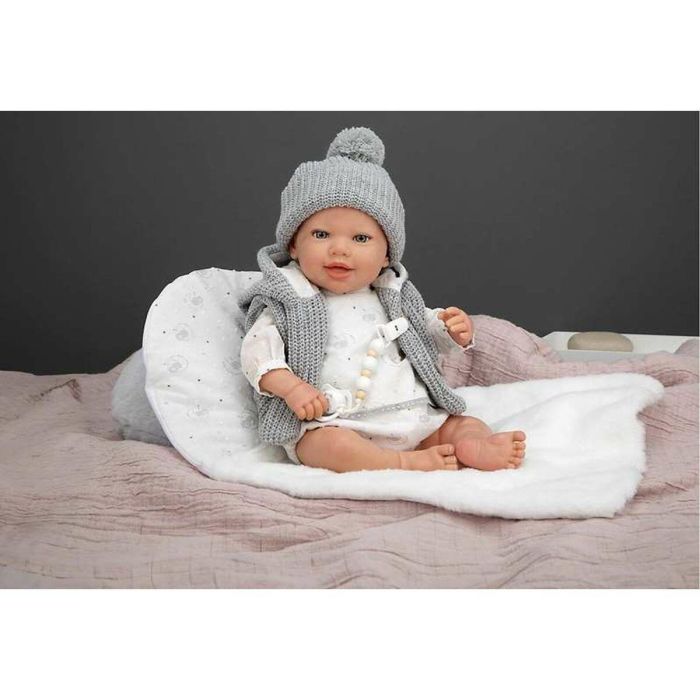 Muñeca reborn arias 45 cm daniela c/cojin 2