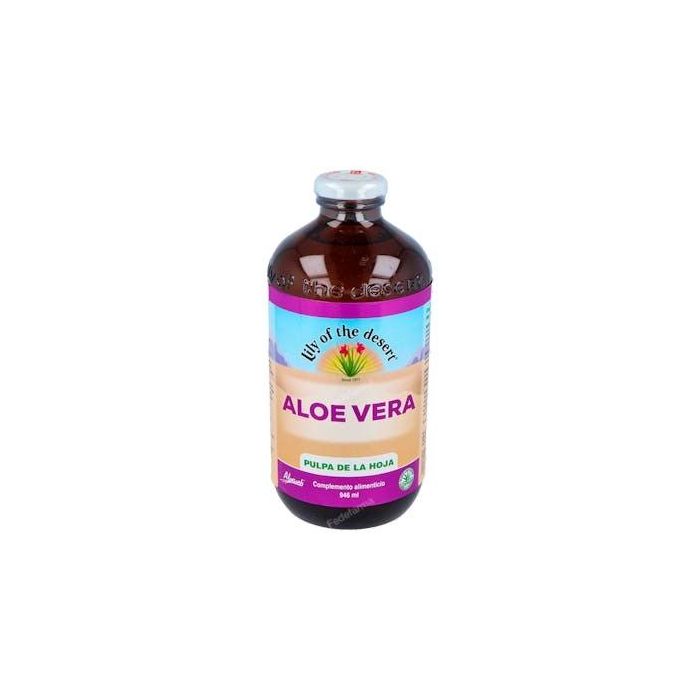 LILY OF THE DESERT Zumo Aloe Vera Pulpa de la Hoja 946ml