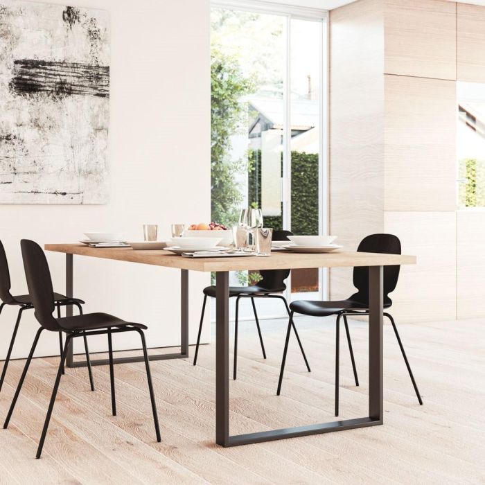 Pata Metálica Para Mesa Modelo Ucal H710 Acabado Negro Herrajes Fab.Nacional Pata Metálica Para Mesa Modelo Ucal H710 Acabado Negro Herrajes Fab.Nacional