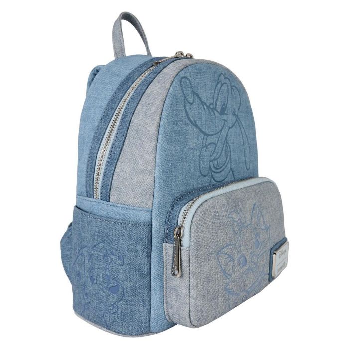 Mochila Denim Disney Loungefly 26cm 2 Mochila Denim Disney Loungefly 26cm 2