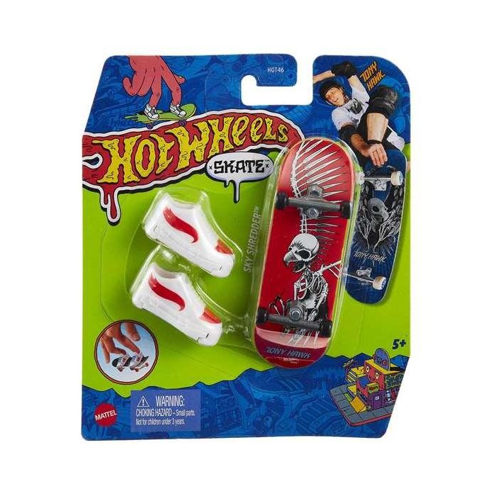 Mini monopatin hot wheels. incluye zapatos. 10 cm - modelos surtidos Mini monopatin hot wheels. incluye zapatos. 10 cm - modelos surtidos