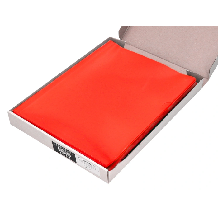 Q-connect Carpeta Dossier Uñero Plástico DIN A4 120 micras Roja Caja 100 Unidades 5