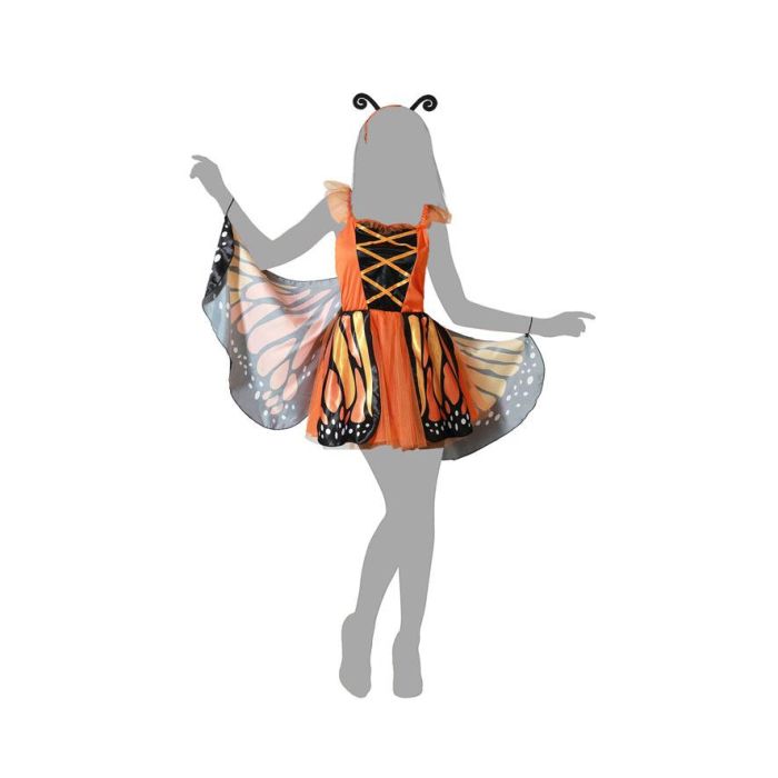 Disfraz Mariposa Naranja Adulto XS-S 4 Disfraz Mariposa Naranja Adulto XS-S 4