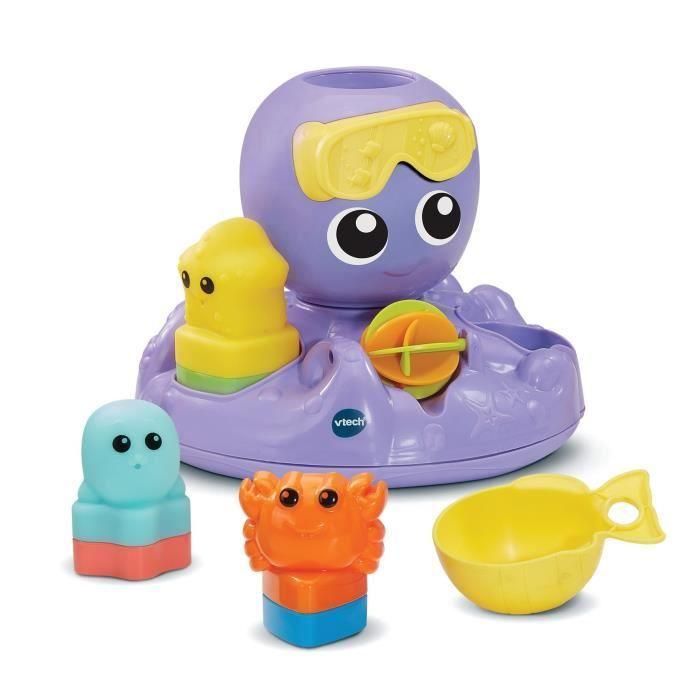 Vtech Baby VTE3417765792052 Julie, Pulpo de Baño Giratorio 1 Vtech Baby VTE3417765792052 Julie, Pulpo de Baño Giratorio 1