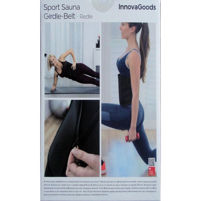 Faja reductora deportiva con efecto sauna redle v0103393 innovagoods 9 Faja reductora deportiva con efecto sauna redle v0103393 innovagoods 9