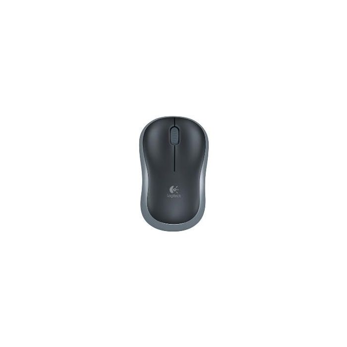 Logitech M185 Ratón Inalámbrico RF Plug & Play con Nano Receptor USB, Diseño Ergonómico, Batería hasta 1 Año, Gris
