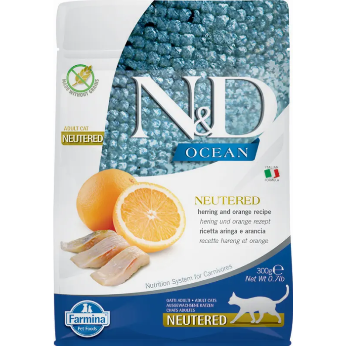 Farmina N&D Cat Ocean Neutered 300 gr Farmina N&D Cat Ocean Neutered 300 gr