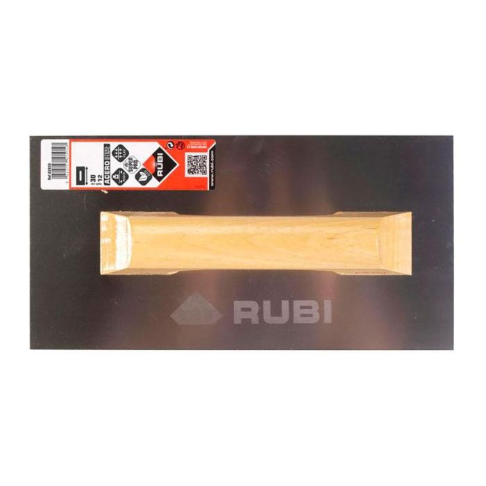 Rubi R65950 Llana de Acero 30cm Mango Madera para Albañilería y Alicatar con Cemento 30x15cm 1