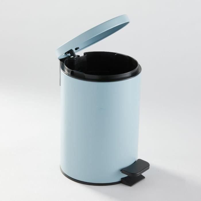 Papelera de baño - HOY - UTILITY - 3 L - Ø 17 x H 25 cm - Polipropileno - Azul suave 2 Papelera de baño - HOY - UTILITY - 3 L - Ø 17 x H 25 cm - Polipropileno - Azul suave 2