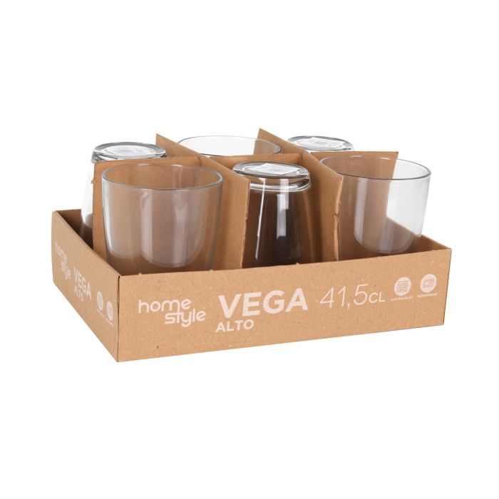 Lav Vaso Vega Alto 41.5 Cl (8.5 x 8.5 x 12 cm, 340 g) (24 Unidades)