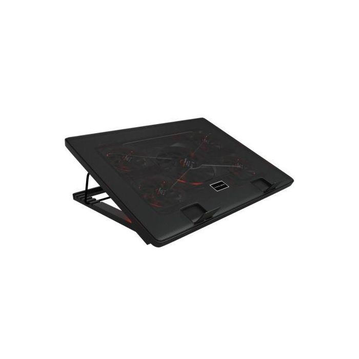 Soporte Refrigerante Mars Gaming MNBC2 para Portátiles hasta 17.3"/ Iluminación LED