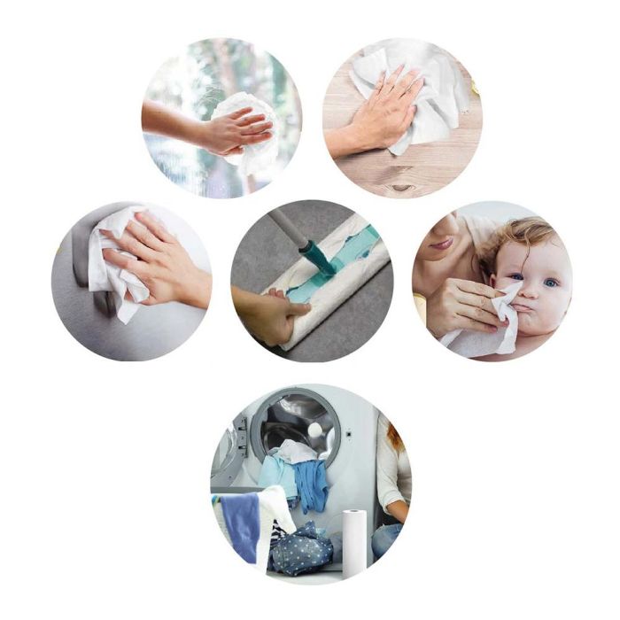 Cook Concept Bayeta Reutilizable Absorbente Lavable Larga Duración Rollo 20 Hojas 28x30cm 2