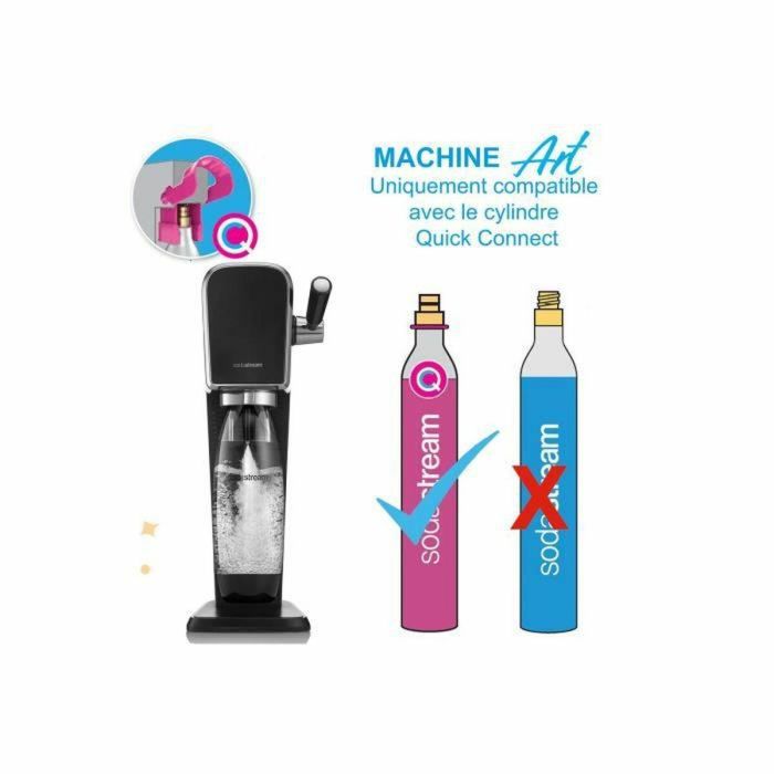 Sodastream SOD7290113766808 Máquina de Agua con Gas Paquete Arte Negro, Apta para Lavavajillas 1 Sodastream SOD7290113766808 Máquina de Agua con Gas Paquete Arte Negro, Apta para Lavavajillas 1