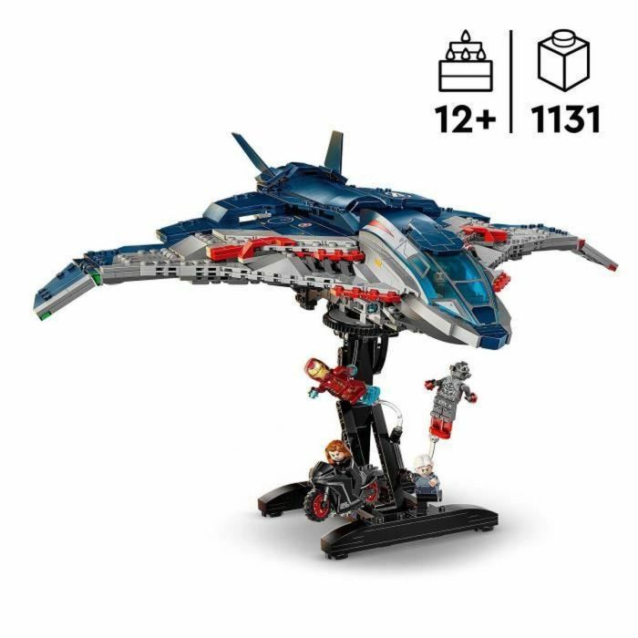 Lego Marvel 76325 Vengadores: La Era de Ultrón Quinjet Juego de Construcción para Niños de 10 Años 5