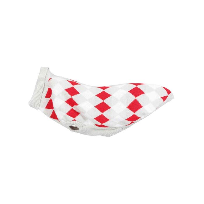 Jersey para Perro Trixie Blanco Rojo Gris M