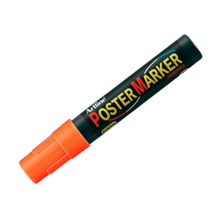 Rotulador Artline Poster Marker Epp-4-Nar Flu Punta Redonda 2 mm Color Naranja Fluor 2