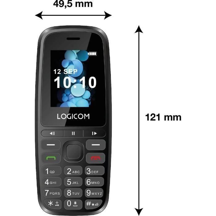 Teléfono Móvil Logicom 1,7" 128 MB RAM 3