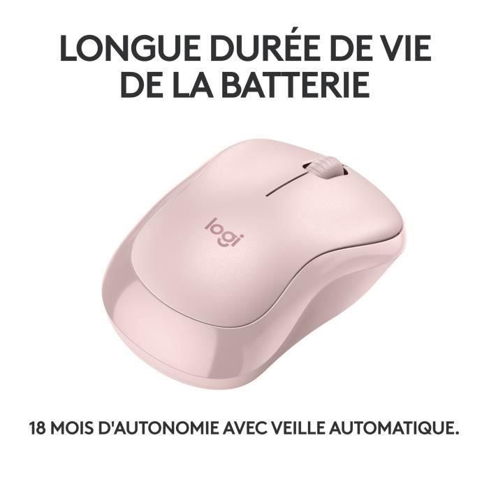 Ratón Logitech M240 Rosa 3