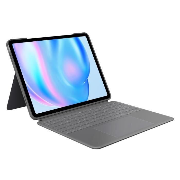 Funda para iPad Air 13 - Logitech - Combo Touch - Gris