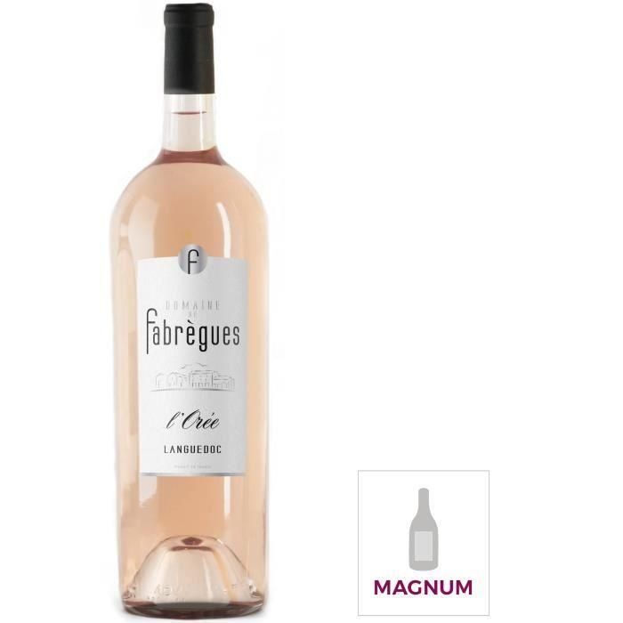 Magnum Domaine de Fabregues L'Orée Languedoc - Vino rosado de Languedoc