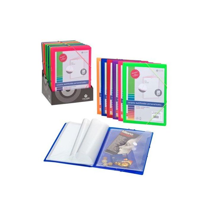 Carpeta Fundas (Tarifario) Carchivo Pp Carchiplas Fashion Fº Canguro Con Goma 20 F.(6 Colores) Carpeta Fundas (Tarifario) Carchivo Pp Carchiplas Fashion Fº Canguro Con Goma 20 F.(6 Colores)