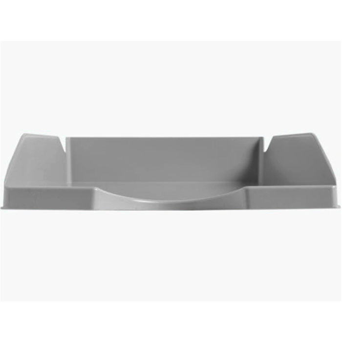 Q-connect Bandeja sobremesa plástico gris opaco 240x70x340 mm 1