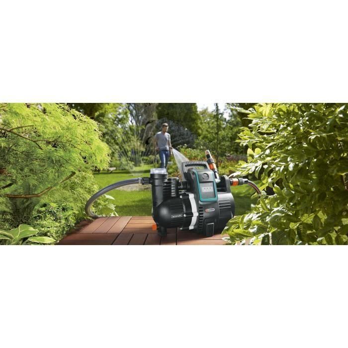 Gardena 19080-20 - Bomba de Agua Automática Smart para Hogar y Jardín 5000/5 2 Gardena 19080-20 - Bomba de Agua Automática Smart para Hogar y Jardín 5000/5 2