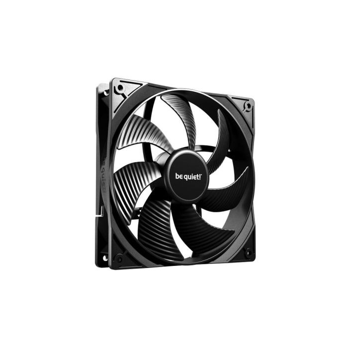 be quiet! Ventilador de Carcasa de Ordenador Pure Wings 3 140mm Negro 1200 RPM, Rodamiento Rifle, 3 pines, 21.9dB, 57.4 cfm 3