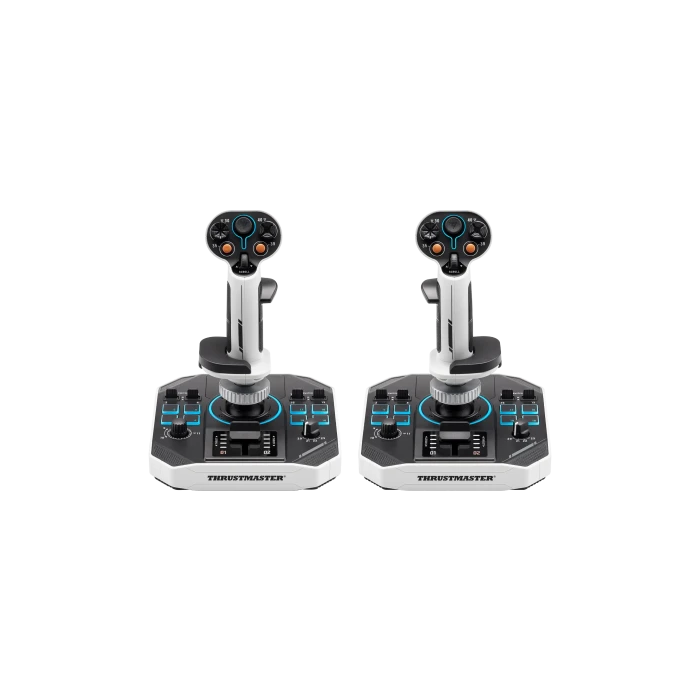 Thrustmaster Sol-R 2 HOSAS Space Sim Duo Joystick Espacial Ambidiestro 88 Botones Tecnología HEART 16 bits