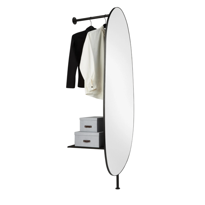 Espejo Vestidor Loft DKD Home Decor Negro 53.5 x 190 x 61 cm 1 Espejo Vestidor Loft DKD Home Decor Negro 53.5 x 190 x 61 cm 1