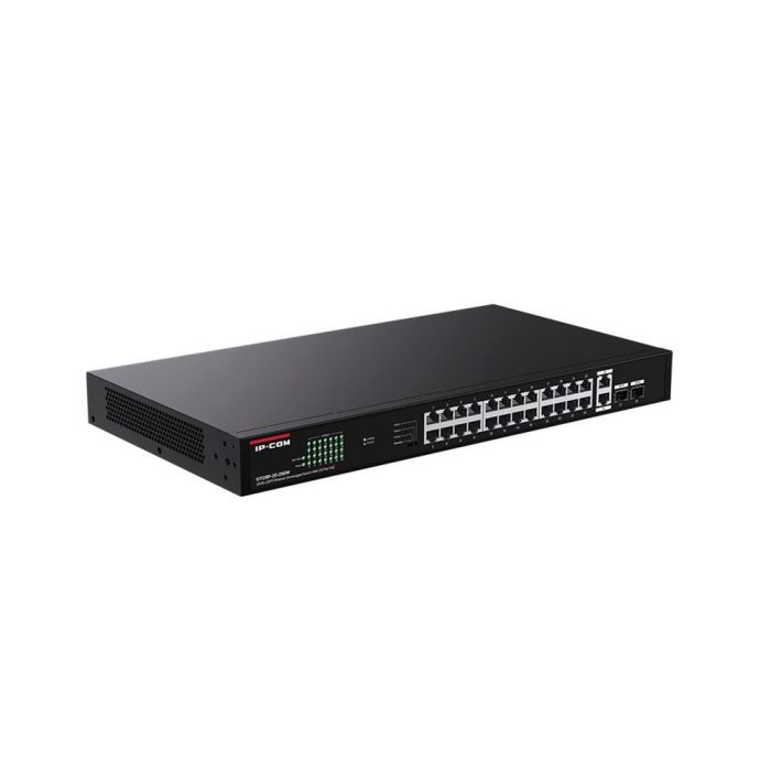 Ip-com G1128P Switch Gigabit PoE 28 Puertos (24x PoE, 2x SFP, 56 Gbps, 230W PoE Total) - Conmutador de Red Gestionable