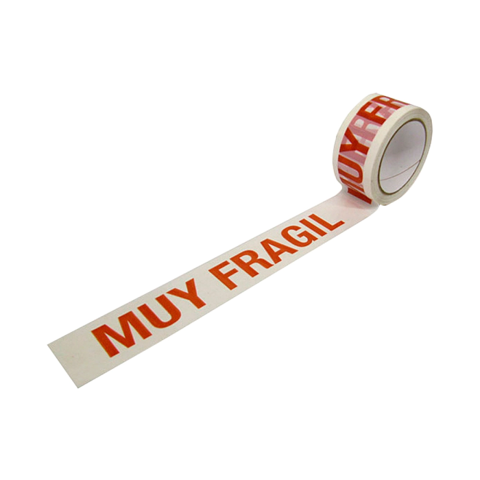 Blanca Cinta Adhesiva Polipropileno Blanca Impresión Muy Frágil para Embalaje 66 mt x 48 mm 1 Blanca Cinta Adhesiva Polipropileno Blanca Impresión Muy Frágil para Embalaje 66 mt x 48 mm 1