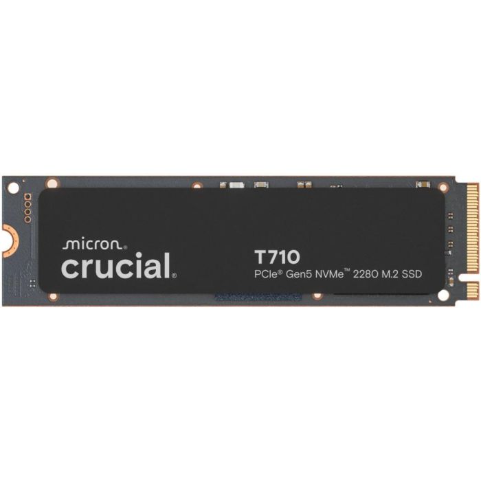 Crucial T710 Disco Duro Interno SSD 1TB PCIe 5.0 NVMe M.2 2280 – Lectura 14.900 MB/s Escritura 13.700 MB/s