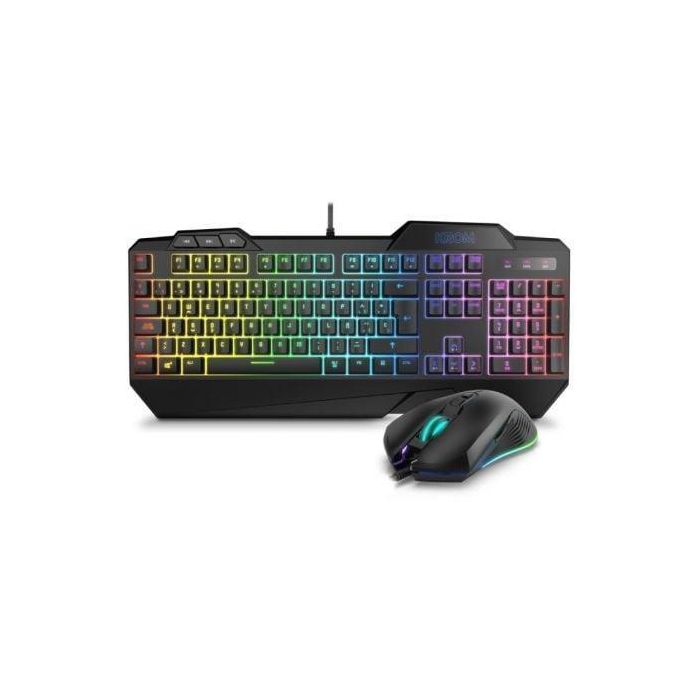 Pack Gaming Krom Krusher/ Teclado SemiMecánico + Ratón Pack Gaming Krom Krusher/ Teclado SemiMecánico + Ratón