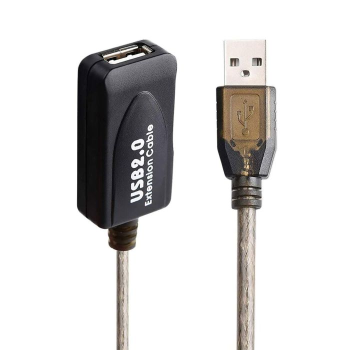 Ewent EW1023 Cable Extensor USB 2.0 Activo 20 Metros USB A Macho a Hembra Negro - Alta Velocidad 480 Mbps 4 Ewent EW1023 Cable Extensor USB 2.0 Activo 20 Metros USB A Macho a Hembra Negro - Alta Velocidad 480 Mbps 4