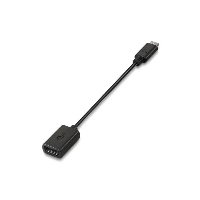 AISENS - CABLE USB 2.0 3A, TIPO USB-C/M-A/H, NEGRO, 15CM