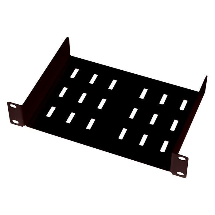 Logon RA10100BL Estante Metálico Ventilado para Armario Rack 1U 10 Pulgadas 150mm de Profundidad Negro Logon RA10100BL Estante Metálico Ventilado para Armario Rack 1U 10 Pulgadas 150mm de Profundidad Negro