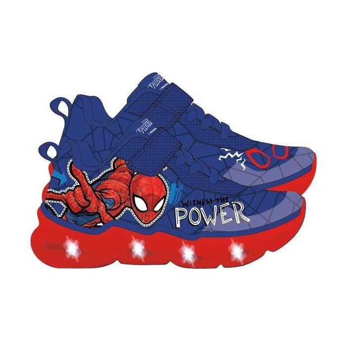 Cerdá T026 Deportiva Spiderman con Luces, Suela Ligera EVA, Azul Oscuro, Talla 26 Cerdá T026 Deportiva Spiderman con Luces, Suela Ligera EVA, Azul Oscuro, Talla 26