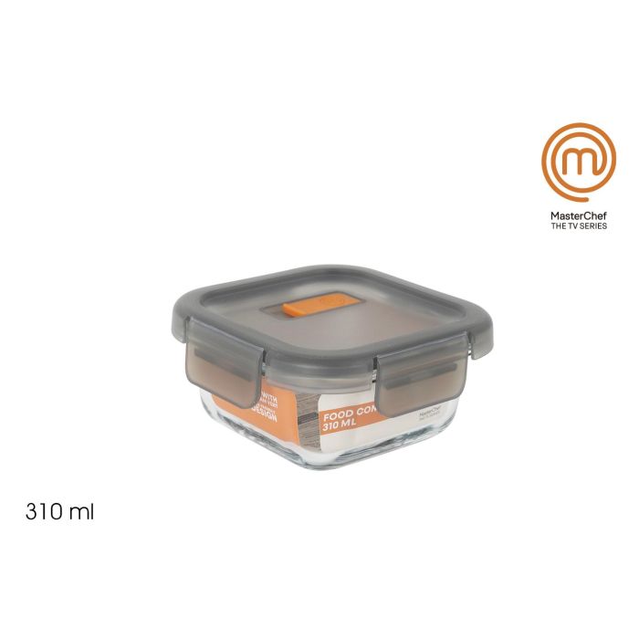 Fiambrera Hermética Cuadrada 310 ml MasterChef - Inde (12 Unidades) Fiambrera Hermética Cuadrada 310 ml MasterChef - Inde (12 Unidades)