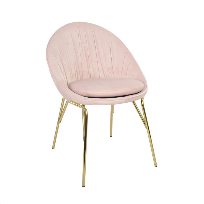 Silla Glam DKD Home Decor Rosa 60 x 85 x 60 cm Silla Glam DKD Home Decor Rosa 60 x 85 x 60 cm