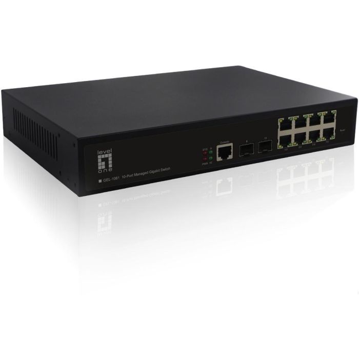 Switch 8x GE GEL-1061 2xGSFP 19" 2 Switch 8x GE GEL-1061 2xGSFP 19" 2