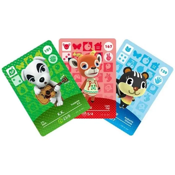 Nintendo Animal Crossing Cards Series 2 Paquete 3 Cartas 1 Especial 2 Normales 1