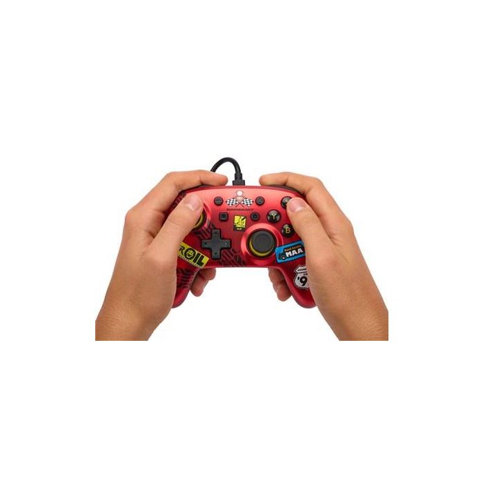 Power A NSGP0124-01 Mando con Cable para Nintendo Switch - Diseño Mario Kart: Racer Red 7