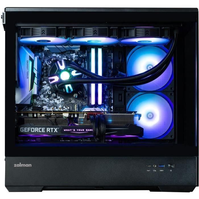 Caja de PC sin fuente de alimentación - ZALMAN P30 (Negro) - Torre media - Formato M-ATX 2 Caja de PC sin fuente de alimentación - ZALMAN P30 (Negro) - Torre media - Formato M-ATX 2