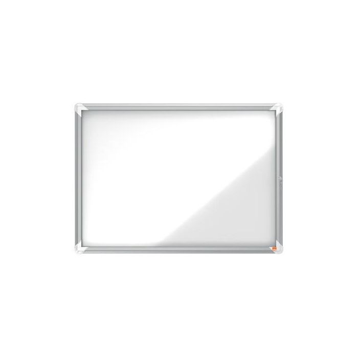 Vitrina De Anuncio Nobo Premium Plus Blanca Magnetica Para Exterior 8 X Din A4 692x972x45 mm