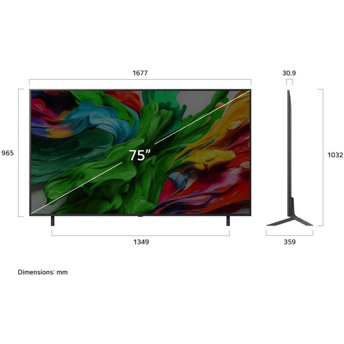 189,0cm/75" (3840×2160) LG 75QNED85A6C 16:9 QNED evo MiniLED 120Hz a8 Gen2 HDMI×4 USB×2 WiFi6 Black 4 189,0cm/75" (3840×2160) LG 75QNED85A6C 16:9 QNED evo MiniLED 120Hz a8 Gen2 HDMI×4 USB×2 WiFi6 Black 4