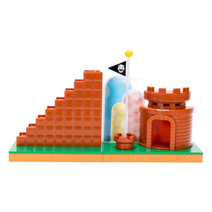 JAKKS PACIFIC Playset Level End Super Mario Bros con figura de 6cm 4