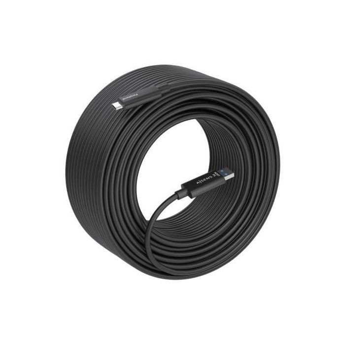 Aisens A157-0926 Cable USB 3.2 Gen2x1 AOC Fibra Óptica USB-A a USB-C 10Gbps Solo Datos 25m Negro 1 Aisens A157-0926 Cable USB 3.2 Gen2x1 AOC Fibra Óptica USB-A a USB-C 10Gbps Solo Datos 25m Negro 1